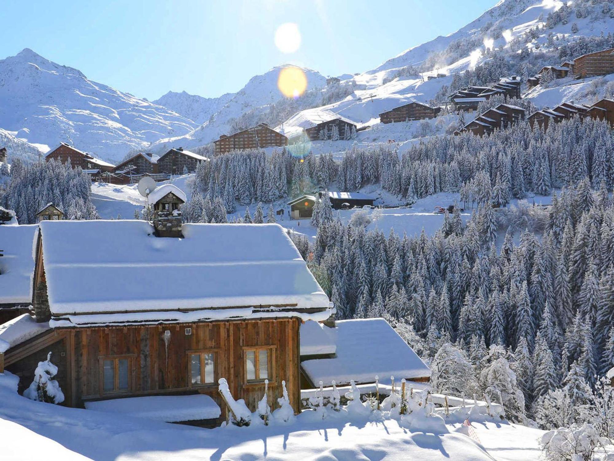 Appartement Ensoleille Avec Tv, Proche Pistes Et Commerces, Residence Plein Soleil, Les Allues - Fr-1-182-18 メリベル エクステリア 写真