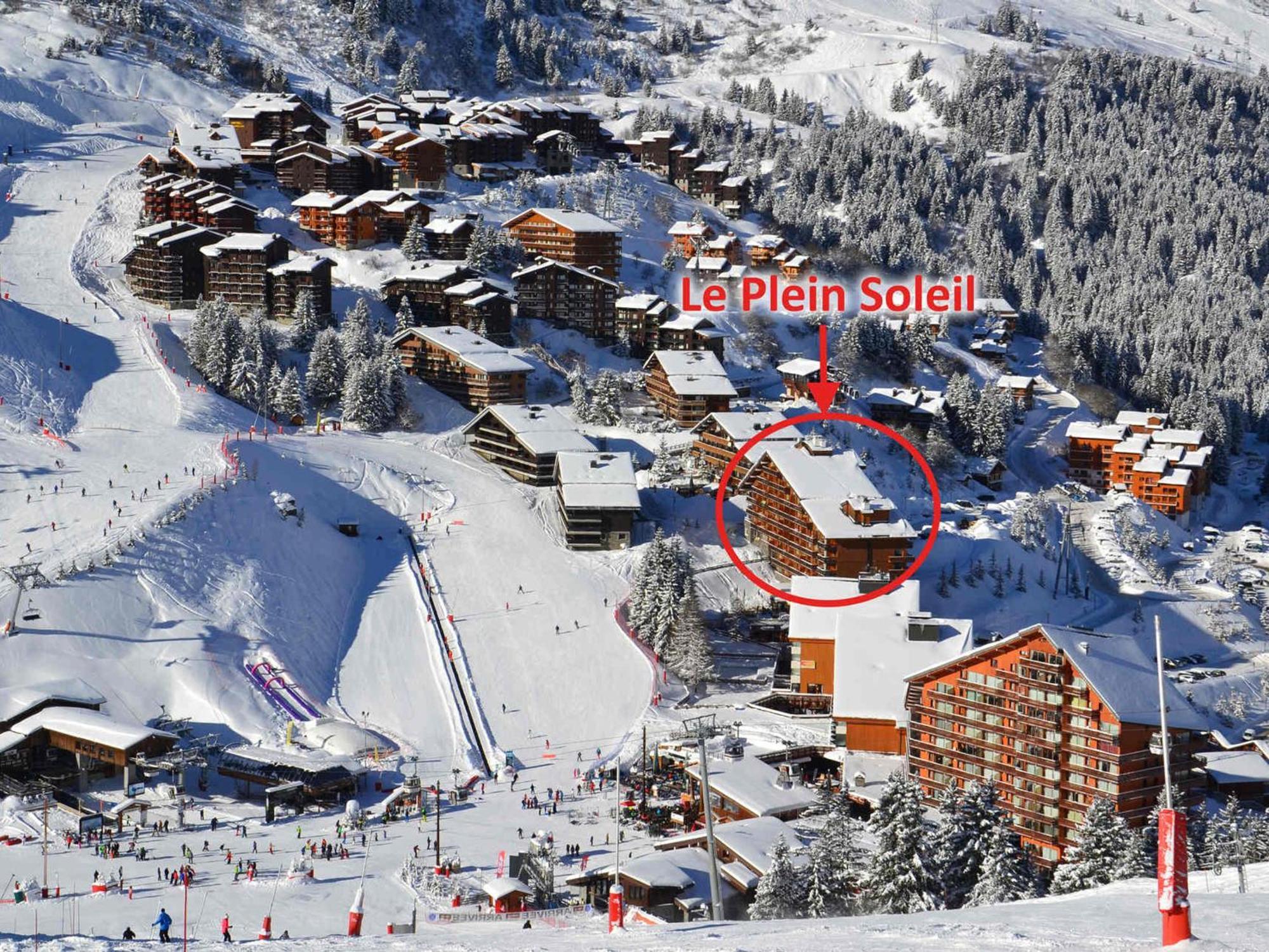 Appartement Ensoleille Avec Tv, Proche Pistes Et Commerces, Residence Plein Soleil, Les Allues - Fr-1-182-18 メリベル エクステリア 写真